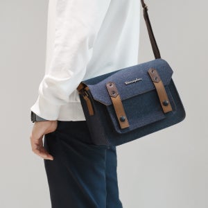 헤링본 카메라가방 파파스포켓 K시즌5 스몰 숄더백 캐논 소니 후지 미러리스 니콘