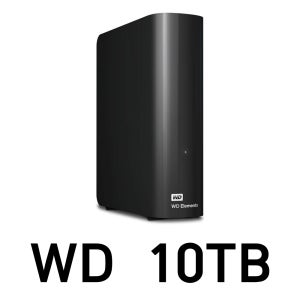 WD 10TB 데스크탑 하드 드라이브 USB 3.0 Western Digital WD 10TB Elements Desktop WDBWLG0100HBK-NESN