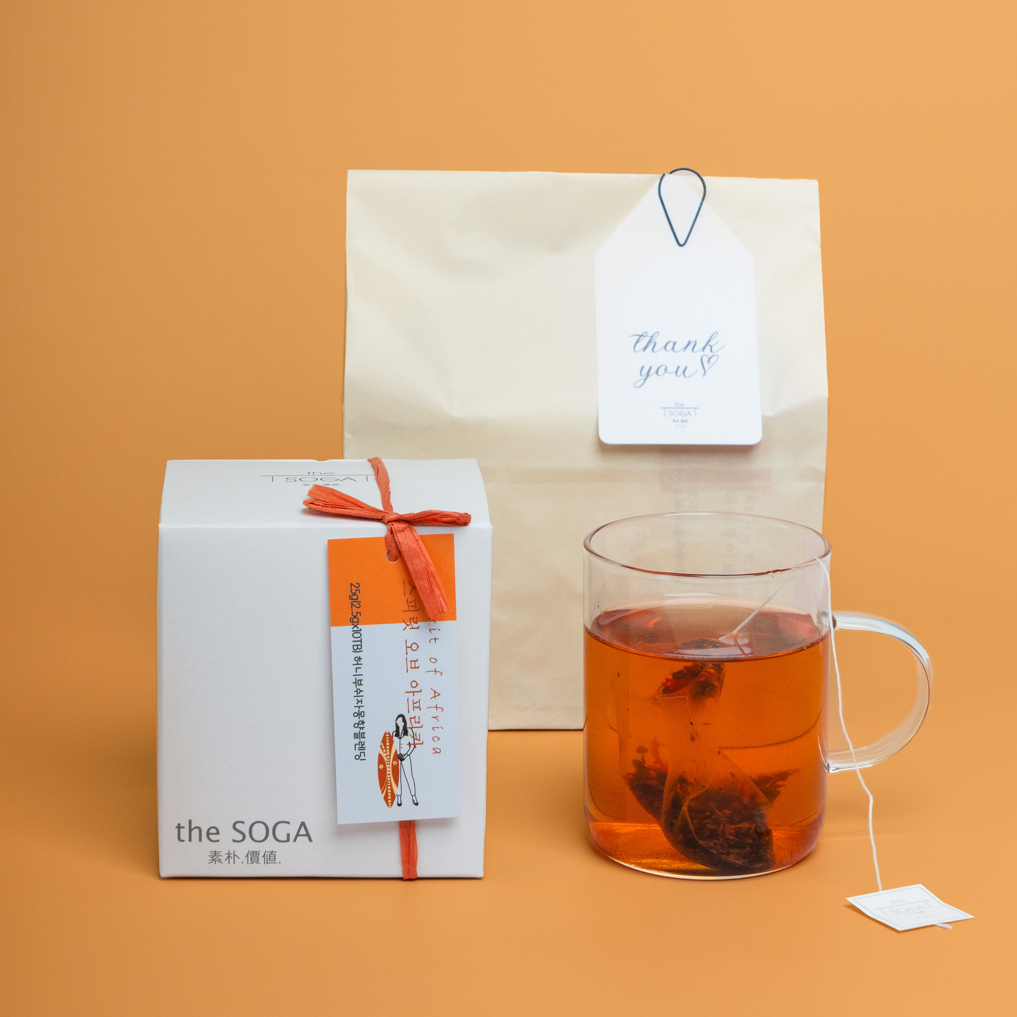 더소가 스피릿오브아프리카 10입 <b>허니부쉬</b> 효능 자몽티 피부에좋은 숙면에 카페인없는차