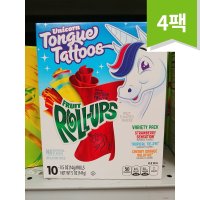 Fruit Roll ups Unicorn 유니콘 141g 10개입 4팩 푸르츠 롤업