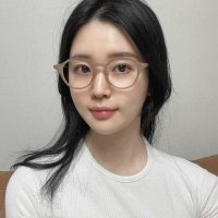 자외선 블루라이트 차단 안경 투명 뿔테 안경 얼굴형에맞는 여자 가벼운 안경테 호피 투명테