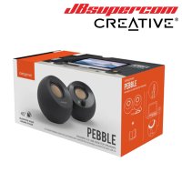 크리에이티브 PEBBLE 2.0 스피커 2채널 미니 스피커 블랙 - JBSupercom