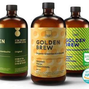 골든브루 유기농 생 콤부차 올인원 480ml 6병