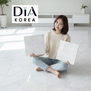 국산 DIA KOREA 오래쓰고 튼튼한 데코타일 접착식 바닥재 현관 베란다 주방 TL-07