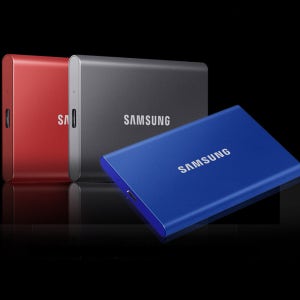 삼성전자 SSD 외장하드 T7 휴대용 포터블 1TB C타입 노트북 태블릿PC 스마트 기기 저장장치