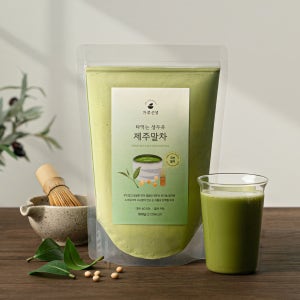 가루선생 타먹는 생두유 제주말차 제주 프리미엄 말차로 만든 녹차 파우더 그린티 500g