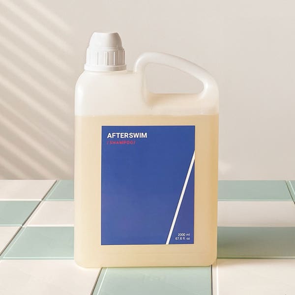 애프터스윔 수영 샴푸리필 2000ml - 수영장 염소케어 수영장 샴푸 2L