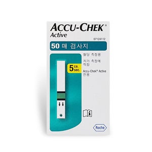 아큐첵 엑티브 혈당스트립 50매 혈당시험지 당뇨지 당뇨검사지