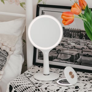 패셔네이트 요요 LED화장 탁상 메이크업 조명 거울