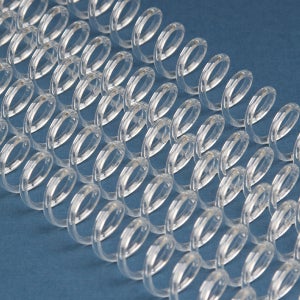 코라미 3:1 코일링 크리스탈링 8mm 20개 소포장 셀프 제본용 제본링 제본기스프링