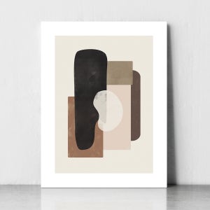 미니멀리즘 포스터 모던아트 인스타 북유럽 추상화 그림 액자 A4