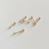 14k 미니 2mm 골드 볼 피어싱