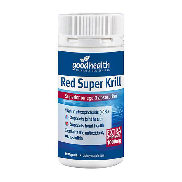 굿헬스 레드 슈퍼 <b>크릴 오일</b> 1000mg 60캡슐 <b>Krill Oil</b>