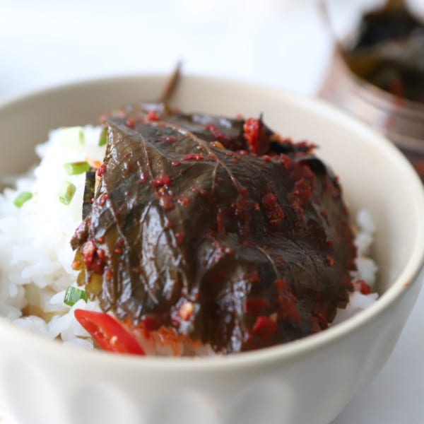 양념깻잎장아찌 500g 깻잎김치