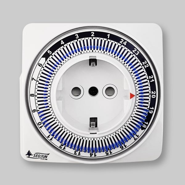 국산 고용량 타이머 콘센트 자동 전등전원 24 시간 time switch 간판 전기 절감기