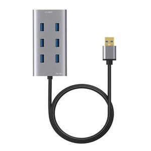 유전원 USB3.0 허브 7포트 확장 멀티 분배기 컴퓨터PC