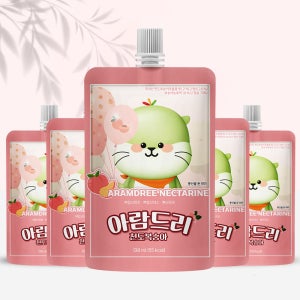 [아람농장]아람드리 천도 복숭아 아기 어린이 주스 음료 138mlx30팩