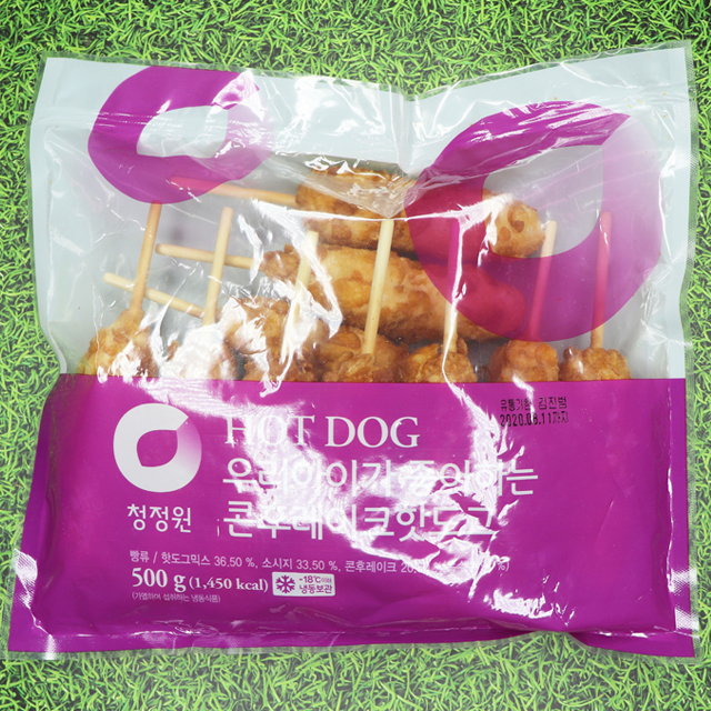 콘후레이크 냉동 핫도그
