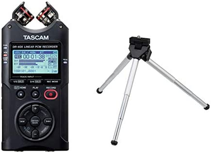 TASCAM 타스캠 4채널 리니어PCM레코더 DR-40X + 미니 삼각 세트