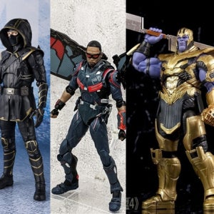 어벤져스4 엔드게임 호크아이 타노스 팔콘 로닌 액션 관절 피규어