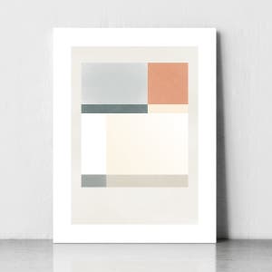 웜그레이 미니멀리즘 포스터 모던아트 인스타 북유럽 추상화 그림 액자 A4