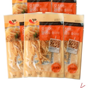 정화 오징어는 땅콩을 좋아해 40g x 5 / 50g x 5 오땅 혼술 편의점 마른 안주