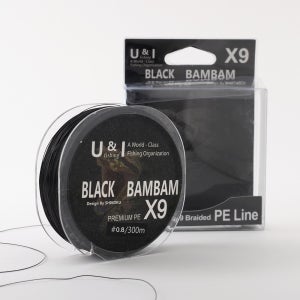 유앤아이피싱 9합사 블랙밤밤 300미터 선상 PE X9 0.8호