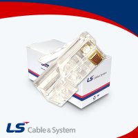 LS전선 RJ45 커넥터 잭 CAT5E C5E 8P8C 100개입