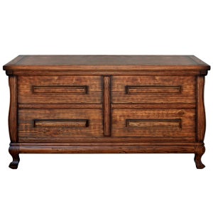 호리병 2단 와이드 4서랍장