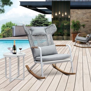 로랑 릴렉스세트 알루미늄 프리미엄 아웃도어 의자 야외 테이블 세트