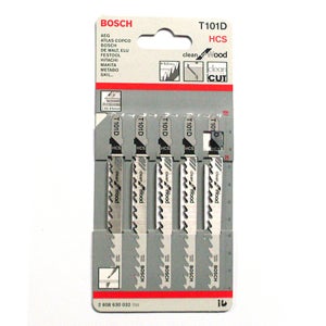 보쉬 목재용직소날 T101D 5개입 두꺼운 연목 목심합판 건축 목재