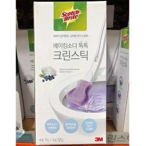 스카치브라이트 크린스틱 베이킹소다 핸들1 패드12