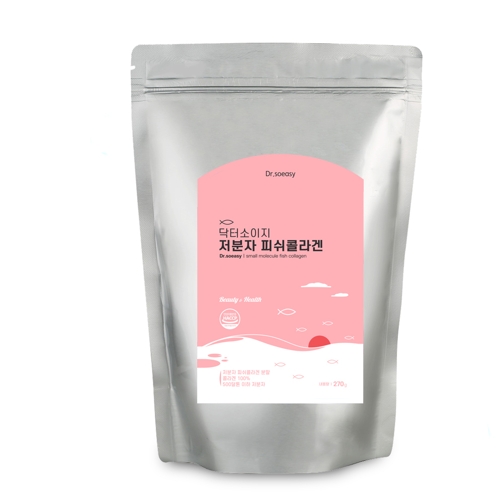 저분자 피쉬 어린 <b>콜라겐</b> 분말 가루 270g