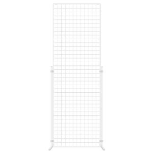 위드금창 메쉬망(철망) 진열대 600x1800mm 화이트 / 휀스망 매장 제품 소품 진열