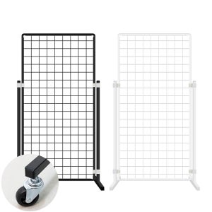 이동식 메쉬망 진열대 (망-다리-바퀴세트)-450x900mm