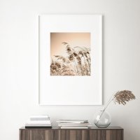 [1300K] 브론즈 가을 들판 그림 인테리어 50x70 포스터+이케아액자