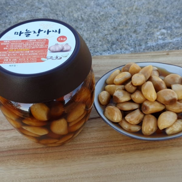 국산 마늘 장아찌 500g, 1kg