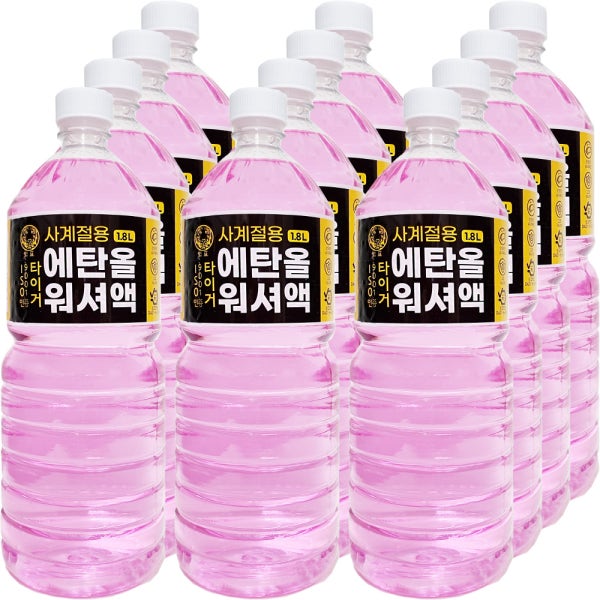 사계절 에탄올 워셔액1.8L x12개(1박스) / 어는점 영하25도