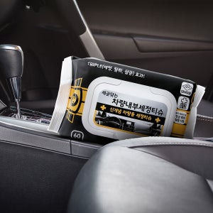 기본에 세균닦는 차량내부 세정티슈 5팩