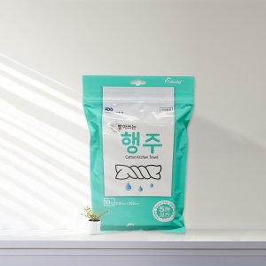 [강세일]100%국내 순면제조 빨아쓰는행주 뽑아쓰는 키친타올 10매, 1팩