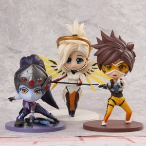 오버워치 피규어 넨도로이드 메르시 트레이서 위도우메이커 Q버젼