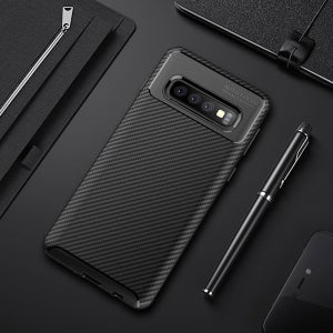 갤럭시A7 2018 TAKE2 슬림 카본스타일 지문방지 범퍼케이스 SM-A750