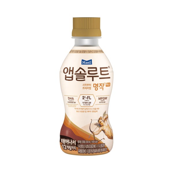 [낱개] 매일 앱솔루트 명작 액상 분유 1단계 2단계 200ml 1개
