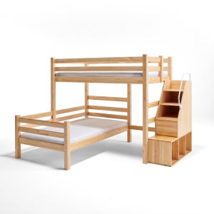 [꿈꾸는요셉](신)요셉 측면출구 계단 크로스 이층침대 SS 프레임 JO1001