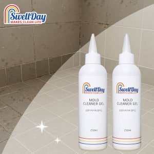 1+1 스웰데이 곰팡이 제거제 벽지 실리콘 화장실 욕실 베란다 줄눈 제거 젤타입 250ml