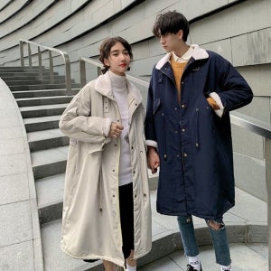 러블리 겨울 커플 시밀러룩 양털야상 2 color 공용