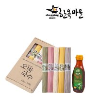 천연허브백련 백세선물세트 100g 5개입 + 비빔장 국수촉감놀이 천연발효오색국수