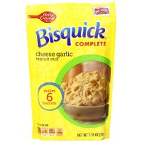 비스퀵 컴플리트 비스킷 믹스 가루 치즈 갈릭 7.75oz(219g) 4팩 Bisquick Cheese Garlic Complete Biscuit