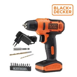 블랙앤데커 충전식 전동드릴 LD12SP 12V 초경량 전동공구 13종비트 포함