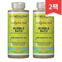 캘리포니아 베이비 유칼리투스 버블 베스 384ml 2개 California Baby Eucalyptus Bubble Bath